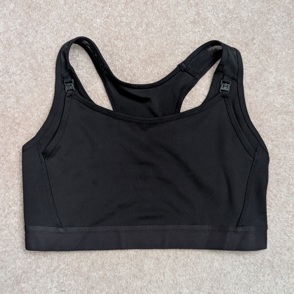 H&M MAMA Black Nursing Sports Bra